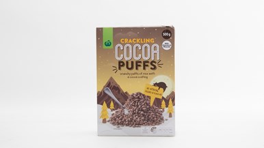 Woolworths Crackling Cocoa Puffs