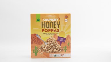 Woolworths Crunchy Honey Poppas