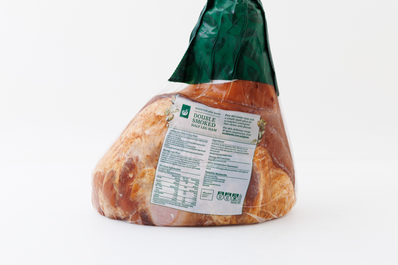 Woolworths Double Smoked Half Leg Ham