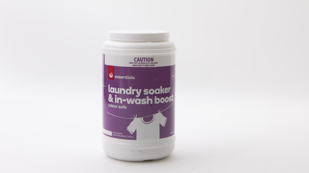 Woolworths Essentials Laundry Soaker and Inwash Booster Review Stain