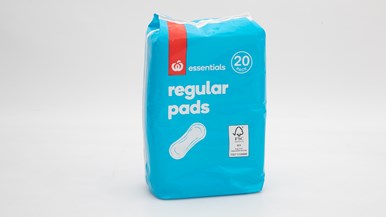 Woolworths Essentials Regular Pads