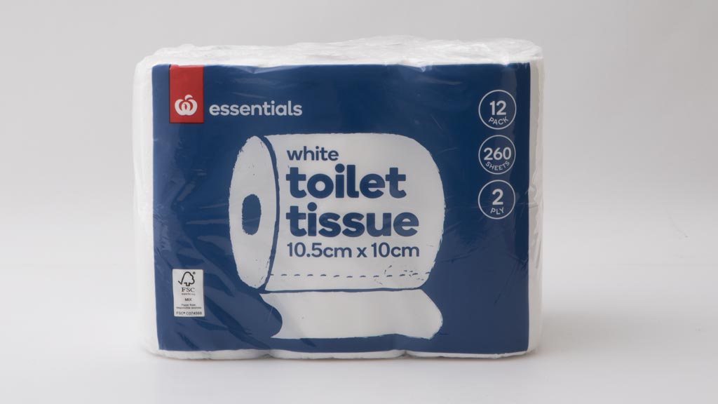Woolworths Essentials White Toilet Tissue Toilet paper reviews CHOICE
