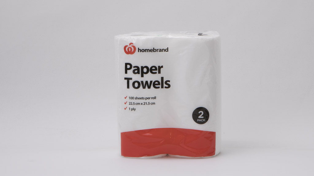 Woolworths Homebrand Paper Towels Review Paper towel CHOICE
