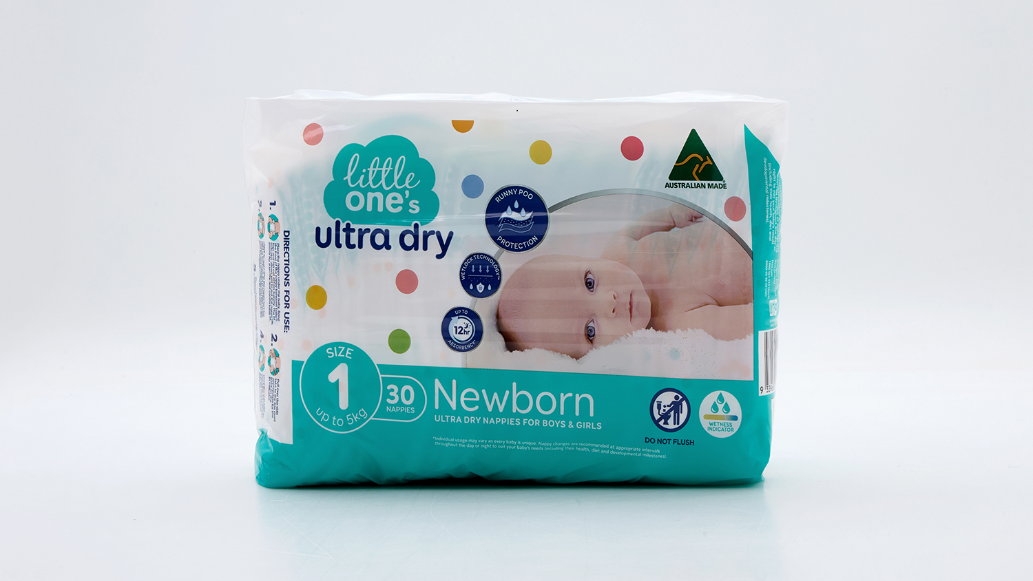 Woolworths Little One's Ultra Dry Newborn size 1