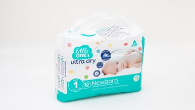 Woolworths Little One's Ultra Dry Size 1 Newborn