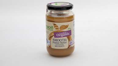 Woolworths Macro Certified Organic Peanut Butter Smooth