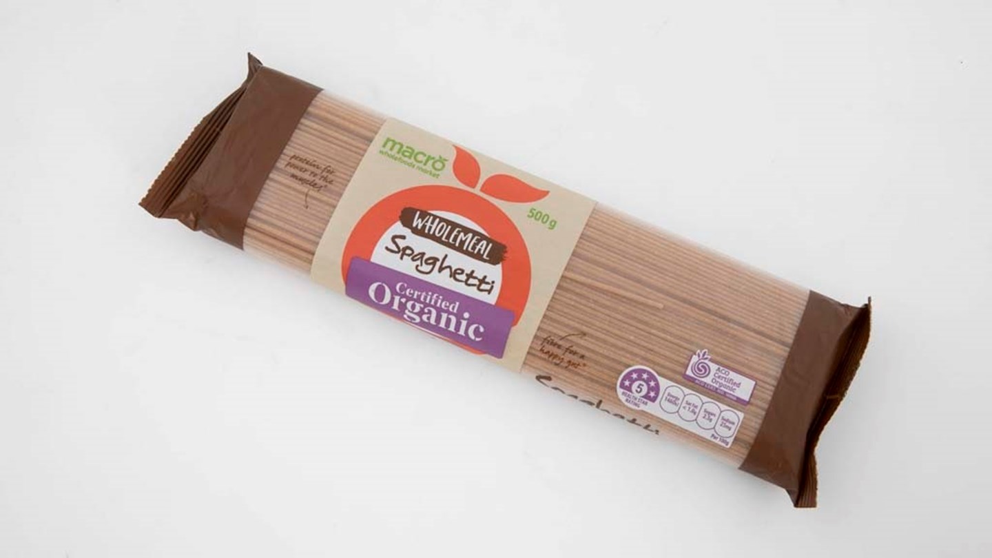 Coles Organic Wholemeal Spaghetti Review Pasta CHOICE