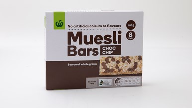 Woolworths Muesli Bars Choc Chip