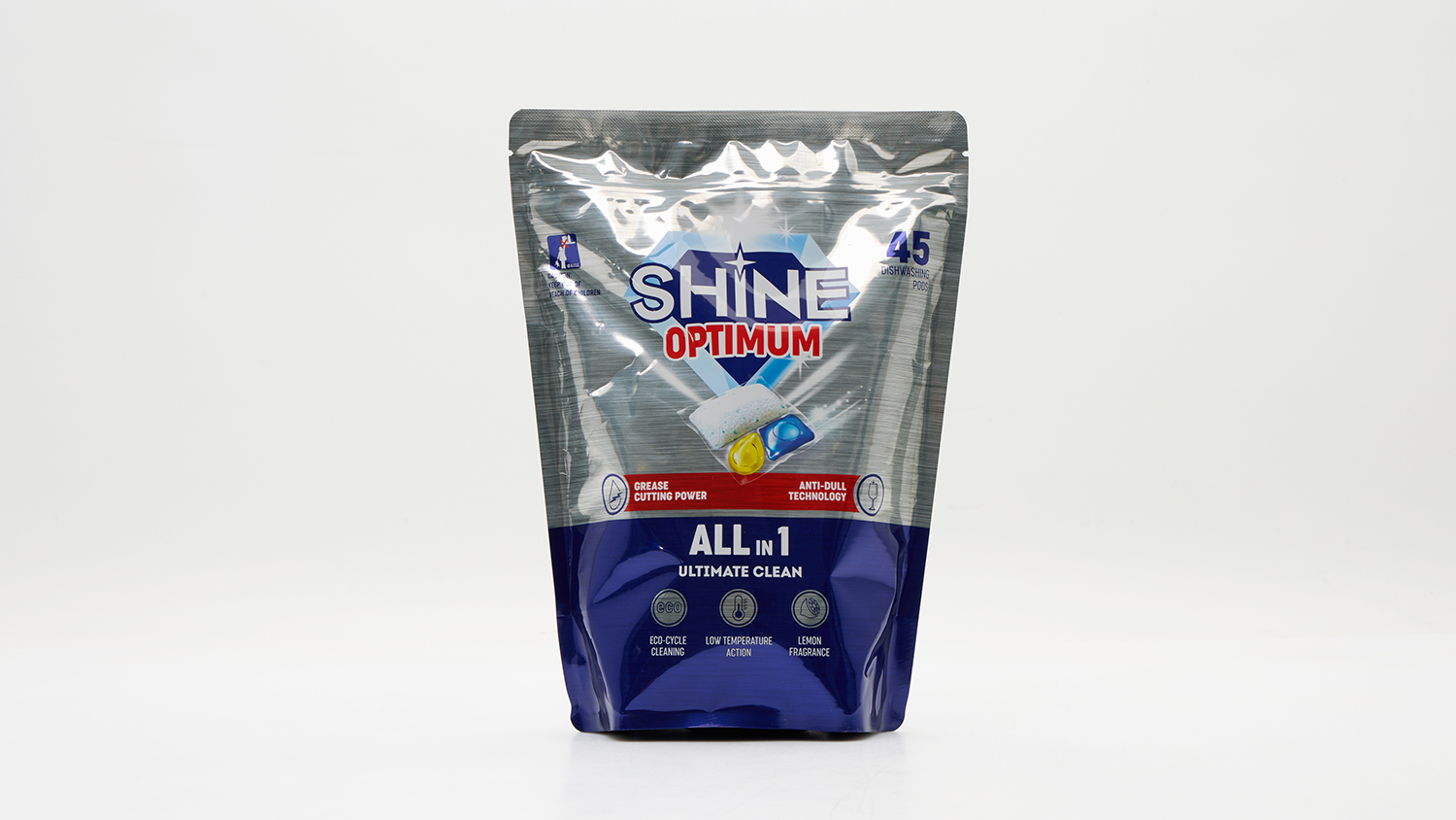 Woolworths Shine Optimum All in 1 Ultimate Clean Dishwashing Pods