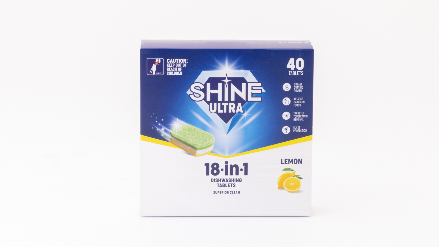 Woolworths Shine Ultra 18 in 1 Dishwashing Tablets Lemon carousel image