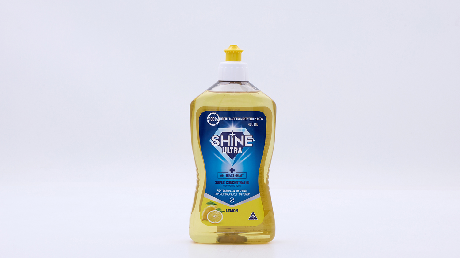 Woolworths Shine Ultra Antibacterial Super Concentrated Dishwashing Liquid Lemon