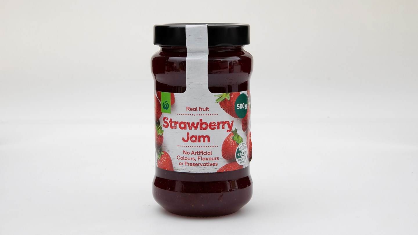 Coles Strawberry Jam Review Strawberry jam CHOICE