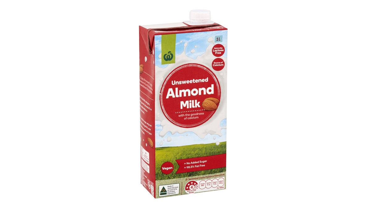 Woolworths Unsweetened Almond Milk