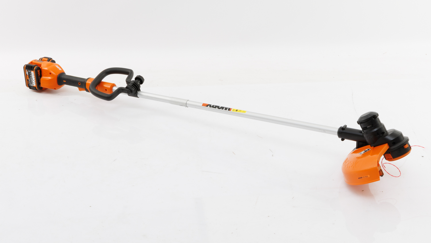 Worx 40V (2x 20V) 33cm Line Trimmer | 2x 2Ah POWERSHARE Kit + Spool (WG183E)