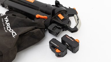 Yard force Brushless blower vac Plus dual charger plus 4.0Ah battery