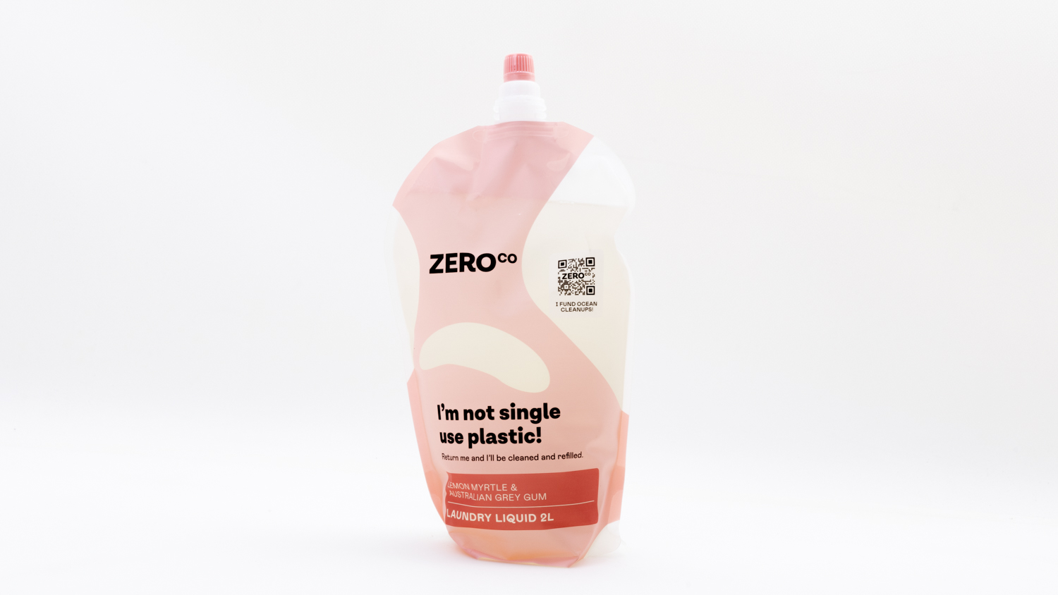 Zero Co Lemon Myrtle & Australian Grey Gum Laundry Liquid Front Loader